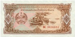 20 Kip * 1979 * P-28 Banknote