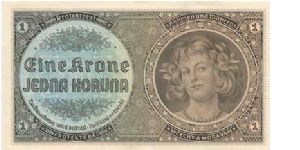 Protektorat Bohemia and Moravia - 1 K 1940 Banknote