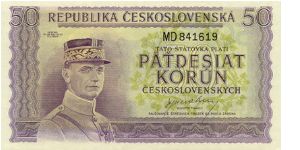 Czechoslovakia - 50 Kcs 1945
London issue Banknote