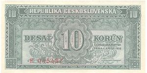Czechoslovakia - 10 Kcs 1950 Banknote
