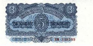 Czechoslovakia - 3 Kcs 1953
GOZNAK Moscow Banknote