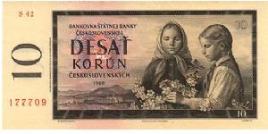 Czechoslovakia - 10 Kcs 1960 Banknote