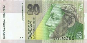 20 Sk 2001 Banknote