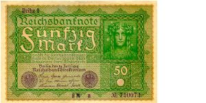50 Mark
Reichsbanknote Banknote