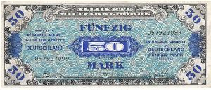 50 Mark
Allierte Militärbehörde Banknote