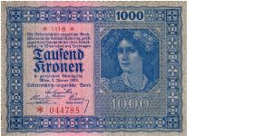 1000 K Banknote