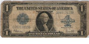 $1 Horse Blanket Banknote