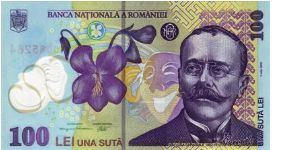 100 Lei RON. Banknote