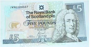 Royal Bank of Scotland. Jack Nicklaus (Golf Champion) Commemorative.  Lord Ilay-First Governor Banknote