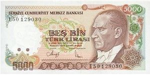 P-197 5000 lira
aUNC Banknote