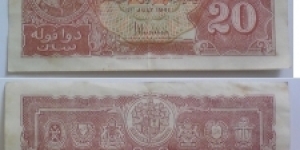 20 Cents. George VI.  Banknote