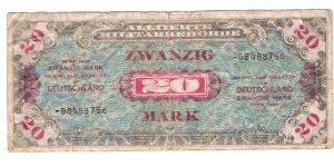 Alied Military currency Printed by the BEP Banknote