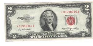 1953 Star USN red seal Priest/ Humphrey Banknote