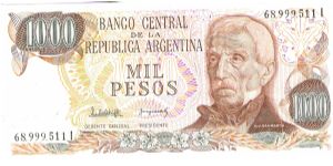 1000 Mil pesos Banknote