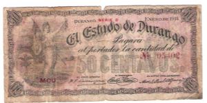 Series B 50 centavos Banknote
