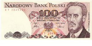 100 Zlotych 1986 Banknote