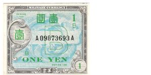 Alied MILitary Currency Banknote