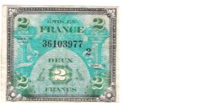 Alied Military currency w#2 Banknote
