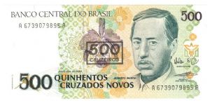 500 Cruzeiros on 500 Cruzados Novos

P226 Banknote