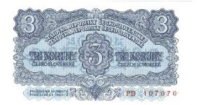 3 Koruny

P79 Banknote
