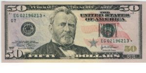 US 2004 Chicago $50 *Star Note* Banknote