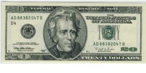 US 1996 Cleveland $20 Banknote