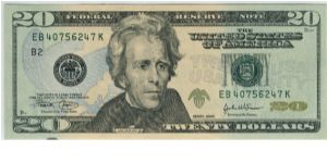 US 2004 New York $20 Banknote