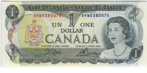 Canada 1973 $1 Banknote