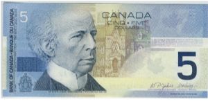 Canada 2002 $5 Banknote