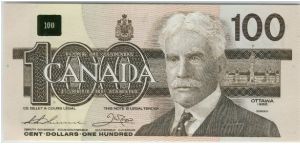Canada 1988 $100 Banknote