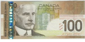 Canada 2004 $100 Banknote