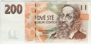 Czech Republic 1998 200 Korun. Special thanks to Linda Benes Banknote