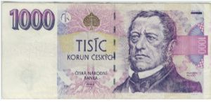 Czech Republic 1986 1000 Korun. Special thanks to Linda Benes Banknote