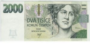 Czech Republic 1999 2000 Korun.
Special thanks to Linda Benes Banknote