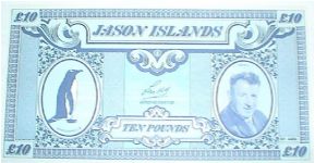 Jason Islands. 10 Pounds. Private Issue. Banknote