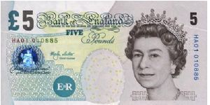 Brown and Greenish Blue.  Elizabeth II / Elizabeth the Fry with prison inmates and her portrait. Banknote