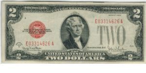 USA Richmond 1928 $2 Banknote