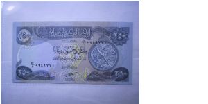 Iraq 250 Dinars banknote in UNC condition Banknote