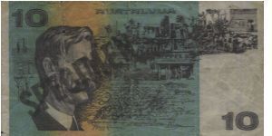 SPECIMEN
(Very Rare) 

10 Dollars  

Obverse & Reverse same portrait & AUATRALVUA INSTEAD AUSTRALIA 

Watermark:Yes

BID VIA EMAIL Banknote