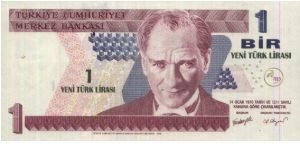 A Series no:A50 799308

1 Lirasi   

Turkiye Cumhuriyet Merkez Bankasi

Watermark:YES Banknote