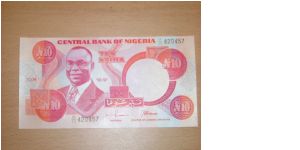 Ten Naira Banknote