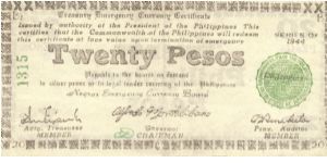 S-678 Negros Occidental 20 Pesos note. Will trade this note for Philippine notes I don't have. Banknote