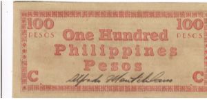 Banknote from Philippines