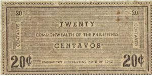 Banknote from Philippines