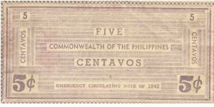 Banknote from Philippines