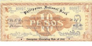 Banknote from Philippines