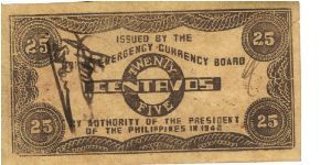 Banknote from Philippines