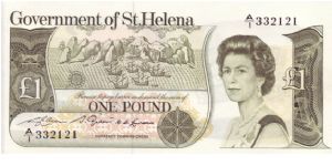 St Helena, £1 note

St Helena is located off of the lower Western African coast, however this note has been put under the UK as there is no tab for St Helena Banknote