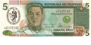 REDESIGNED SERIES 38l (p178a) 1990 Womens Rights. Aquino-Fernandez YS000001-YW1000000 *6105743 (Starnote) Banknote