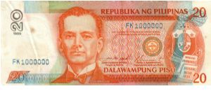 DATED SERIES 53f 1999 Estrada-Buenaventura ??000001-??1000000 FK1000000 (Million #) Banknote